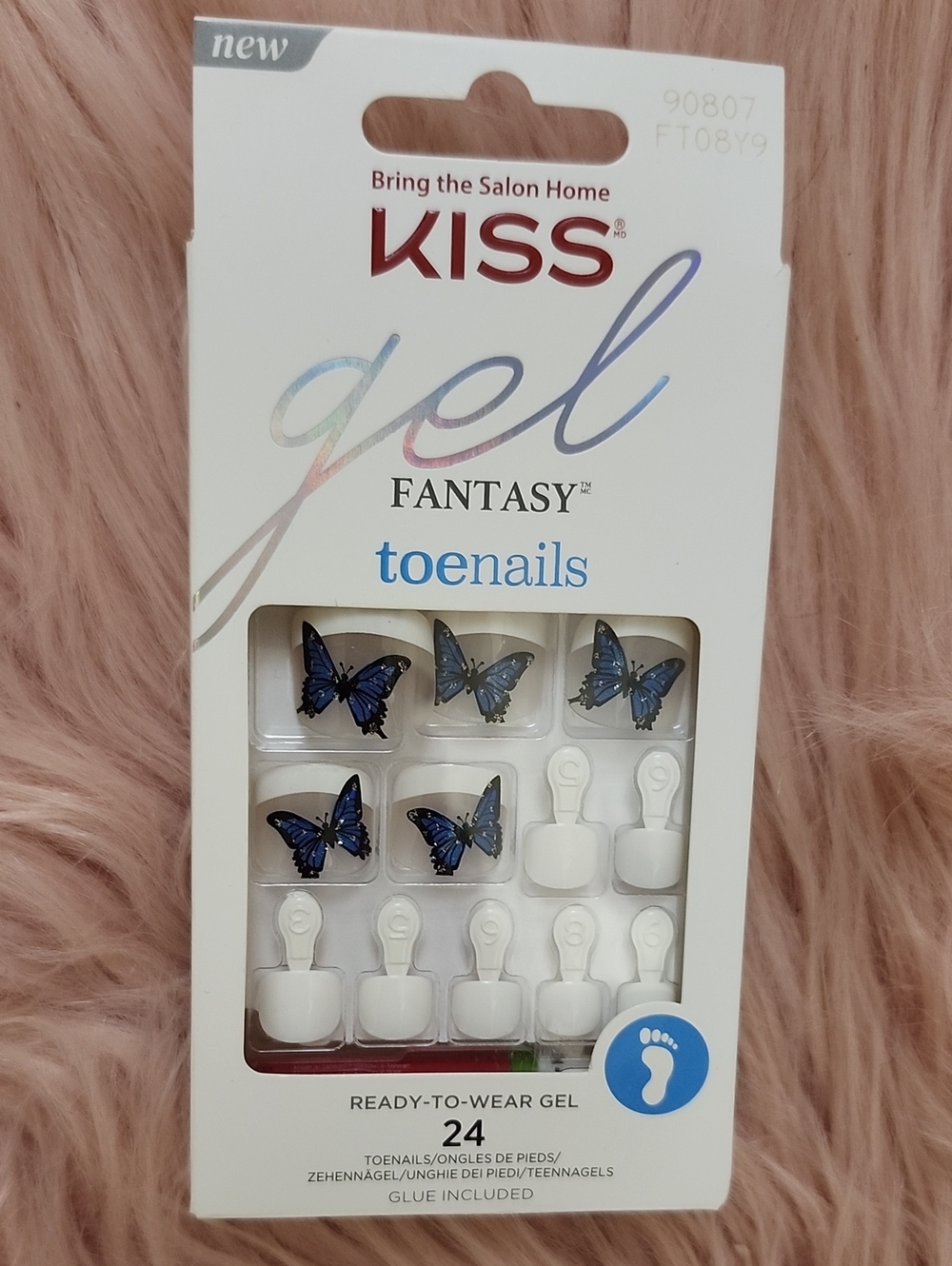 Brand New KISS GEL FANTASY TOENAILS